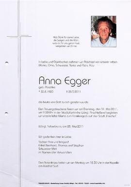 Egger Anna geb. Plaschko