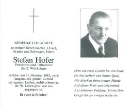 Hofer Stefan