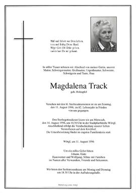 Track Magdalena geb. Holzapfel G