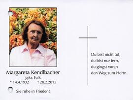 Kendlbacher Margareta geb. Falk