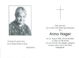 Hager Anna