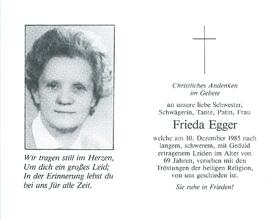 Egger Frieda