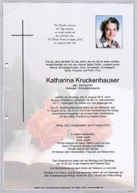 Kruckenhauser Katharina geb. Steinbacher