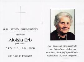 Erb Aloisia geb. Hainz