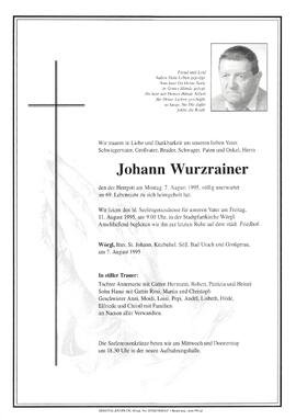 Wurzrainer Johann G