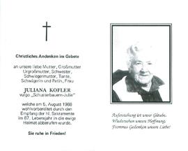 Kofler Juliana Schusterbauer