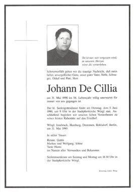 Cillia de Johann G