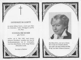 Moser Hannelore geb. Fischer