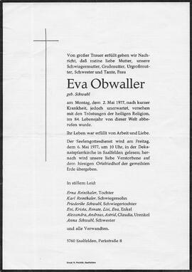 Obwaller Eva geb. Schwabl G