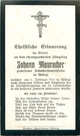 Mauracher Johann 1