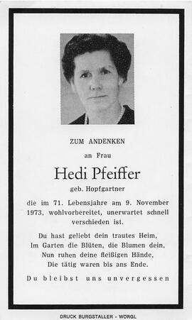 Pfeiffer Hedi geb. Hopfgartner