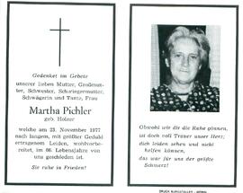 Pichler Martha geb. Holzer