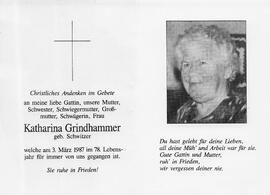 Grindhammer geb. Schwitzer
