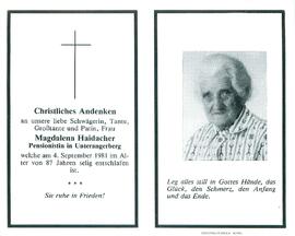Haidacher Magdalena
