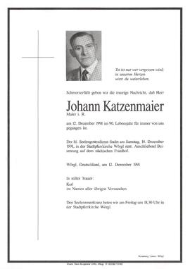Katzenmaier Johann G