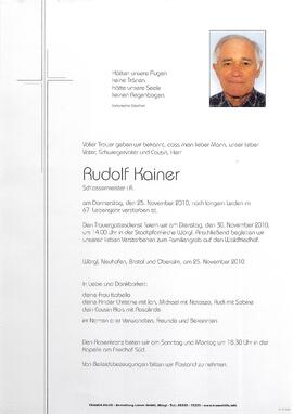 Kainer Rudolf G