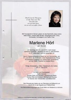 Hörl Marlene geb. Brunner G