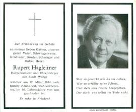 Hagleitner Rupert Bürgermeister