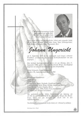 Ungericht Johann G