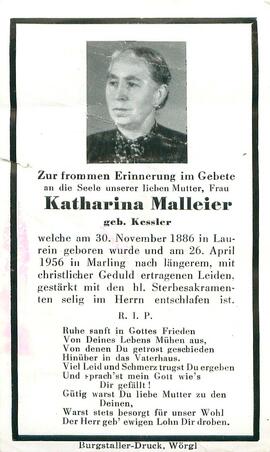 Malleier Katharina geb. Kessler