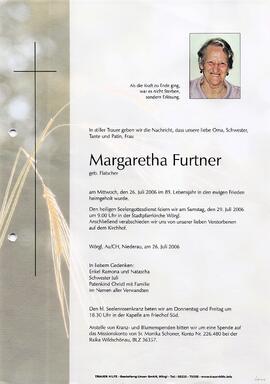 Furtner Margaretha geb. Flatscher G