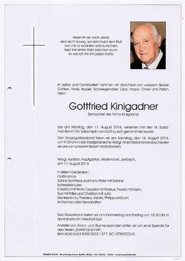 Kinigadner Gottfried G
