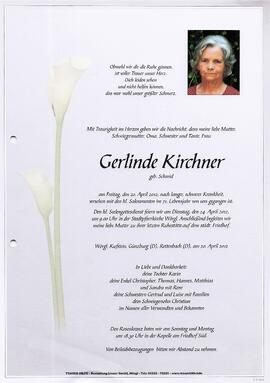 Kirchner Gerlinde geb. Schmid G