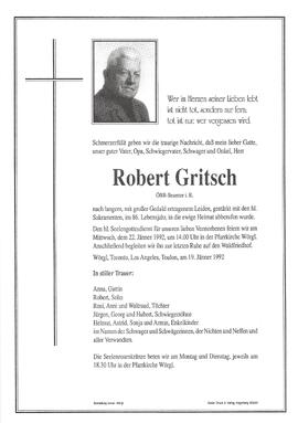 Gritsch Robert G