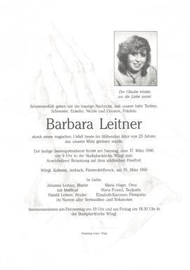 Leitner Barbara G