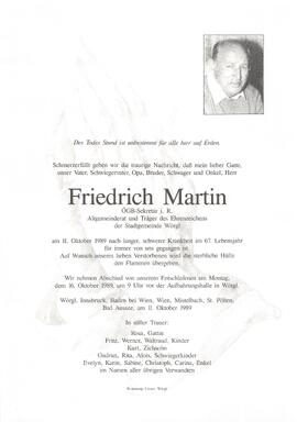 Martin Friedrich G