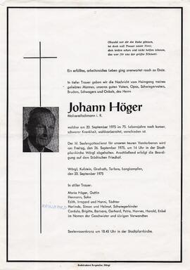 Höger Johann G