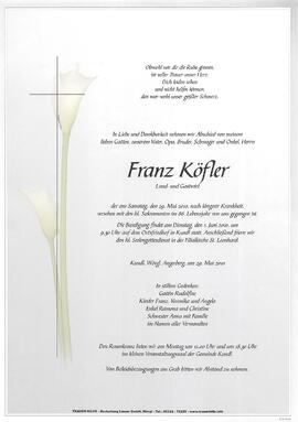 Köfler Franz G