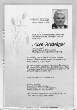 Gasteiger Josef G