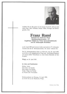 Ruml Franz G