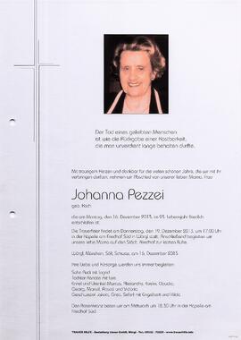 Pezzei Johanna geb. Koch G