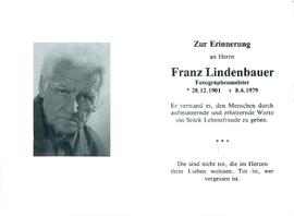 Lindenbauer Franz Fotograph