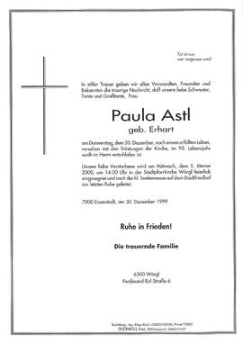 Astl Paula geb. Erhart G