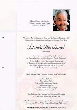 Hornbostel Jolanda G