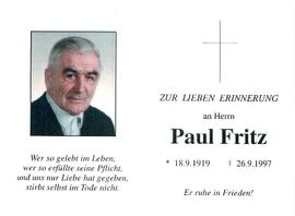 Fritz Paul