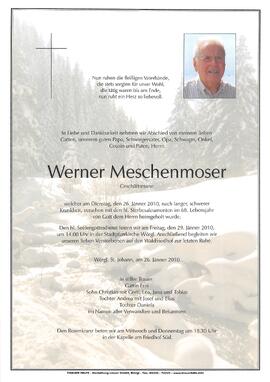 Meschenmoser Werner G
