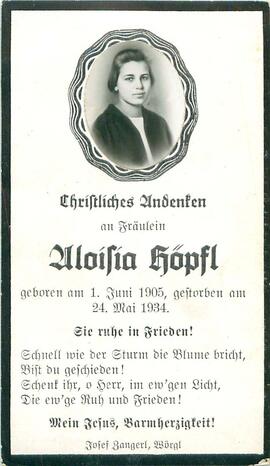Höpfl Aloisia