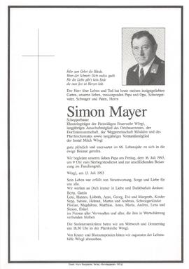 Mayer Simon G
