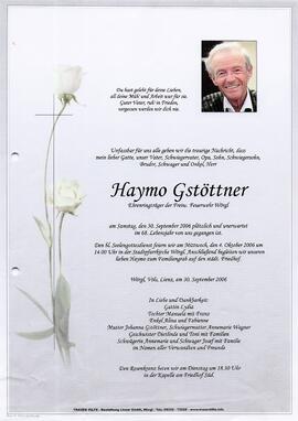 Gstöttner Haymo G