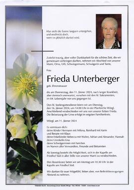 Unterberger Frieda geb. Ehrenstrasser G