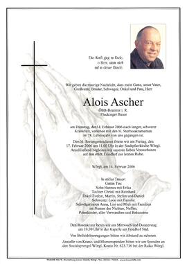 Ascher Alois G