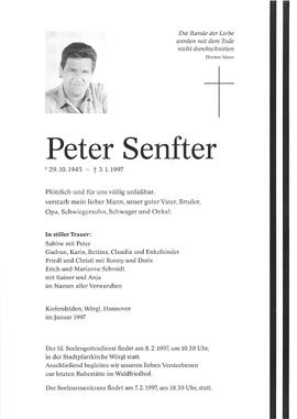 Senfter Peter G