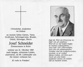 Schneider Josef