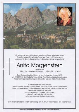 Morgenstern Anita geb. Dimal G