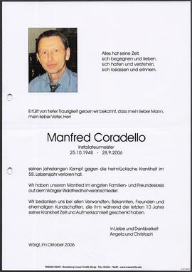 Coradello Manfred G