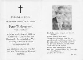 Widauer Peter sen.